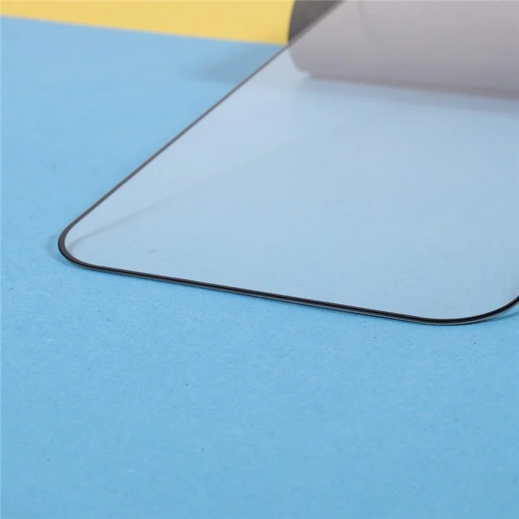 Pour iPhone 14 6.1 pouces (Colle complète) 9D Revêtement complet Impression en soie Verre trempé Anti-usure Anti-abrasion Film de protection