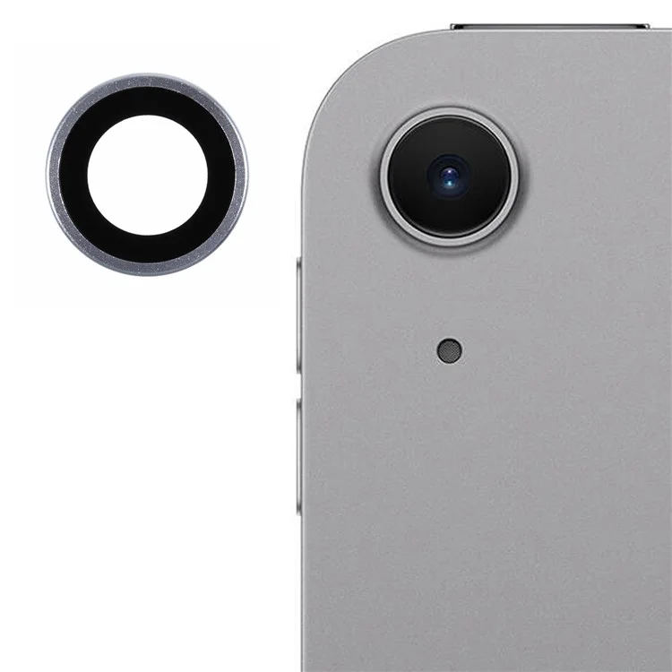 For iPad Air 11 (2025) / (2024) / Air 13 (2025) / (2024) Camera Lens Protector Metal + Tempered Glass Lens Film - Blue
