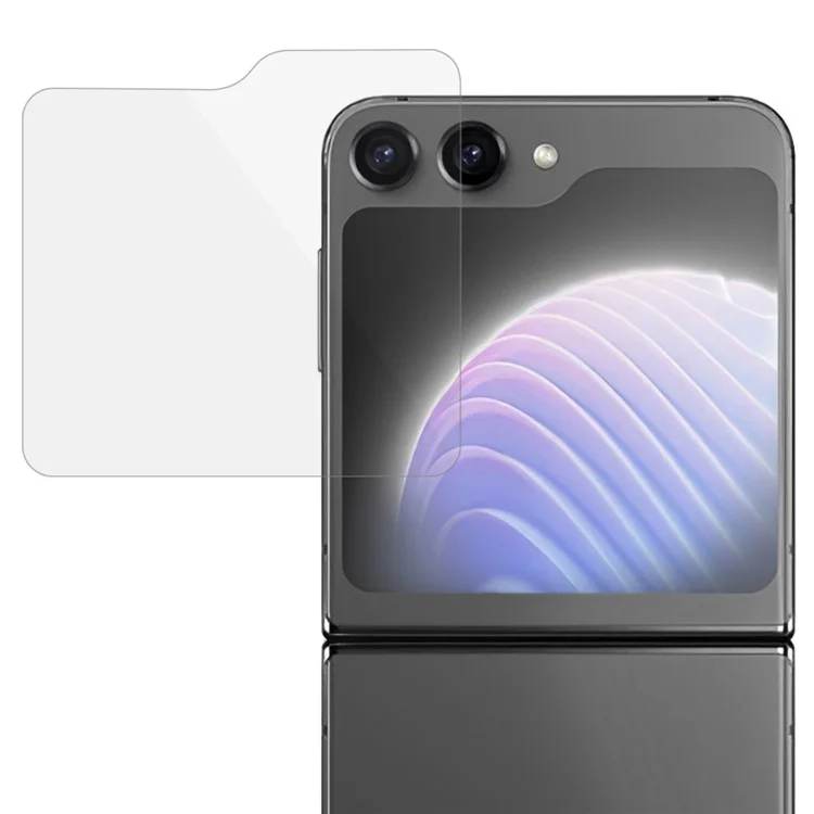 For Samsung Galaxy Z Flip7 FE 5G / Z Flip6 5G / Z Flip5 5G Rear Small Screen Protector 0.25 Arc Edge Tempered Glass Film