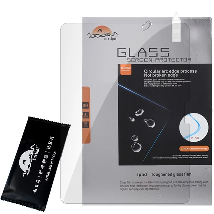 RURIHAI para iPad Pro 11 (2024) Protetor de Tela Fosco Anti-Brilho de Alto Vidro de Alumínio-Silício