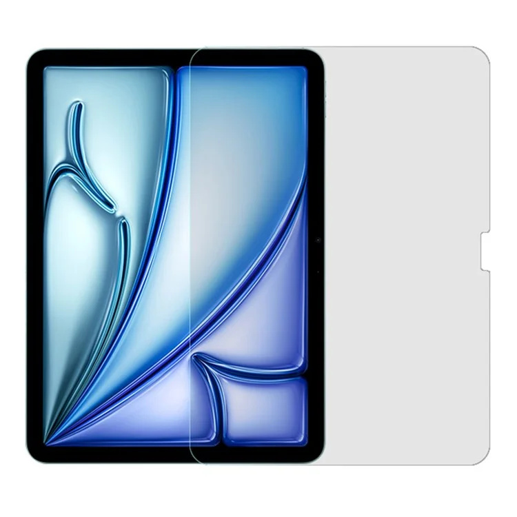 RURIHAI Per iPad Air 11 (2024) Protezione Schermo Opaca Pellicola in Vetro Alluminio-Silicio Ad Alta Trasparenza