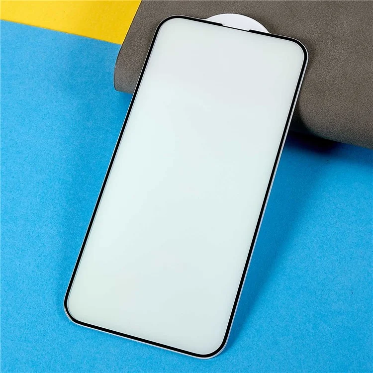 Per iPhone 14 Plus Anti-blue-ray Eye Protection Tempered Glass Film Full Coverage Full Glue Silk Printing Clear Anti-fingerprint Screen Protector