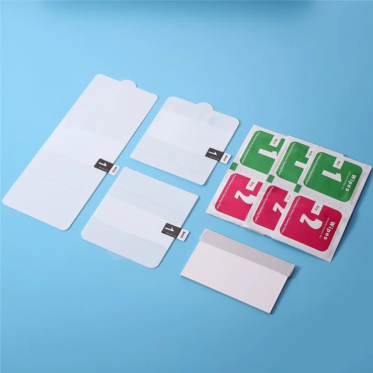 Für Samsung Galaxy Z Flip6 5G Bildschirmschutz-Set, Vorder- + Rückseite Vollständige Abdeckung TPU+PET Hydrogel-Folie