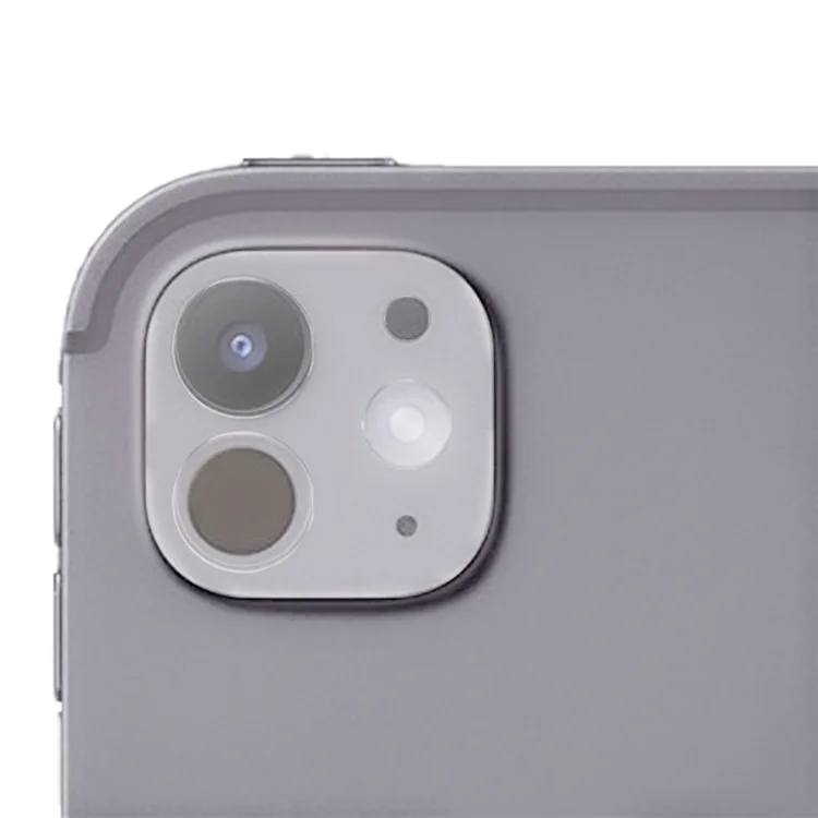 RURIHAI Para iPad Pro 13 (2024) Protetor de Lente da Câmera 3D Alto Vidro de Alumínio-Silício Filme de Lente Traseira