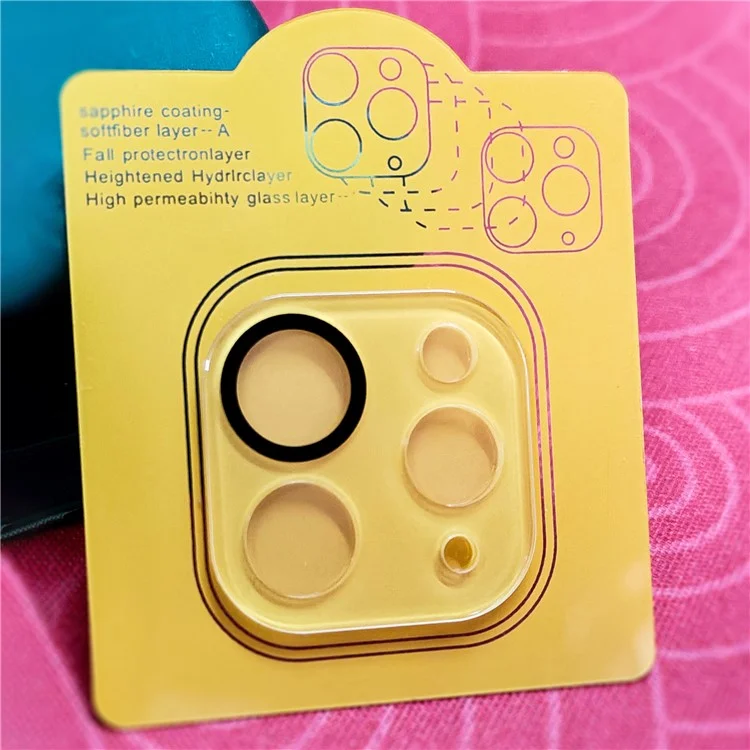 RURIHAI Para iPad Pro 13 (2024) Protetor de Lente da Câmera Impressão em Seda 3D Vidro de Alumínio-Silício de Alta Qualidade Película de Lente