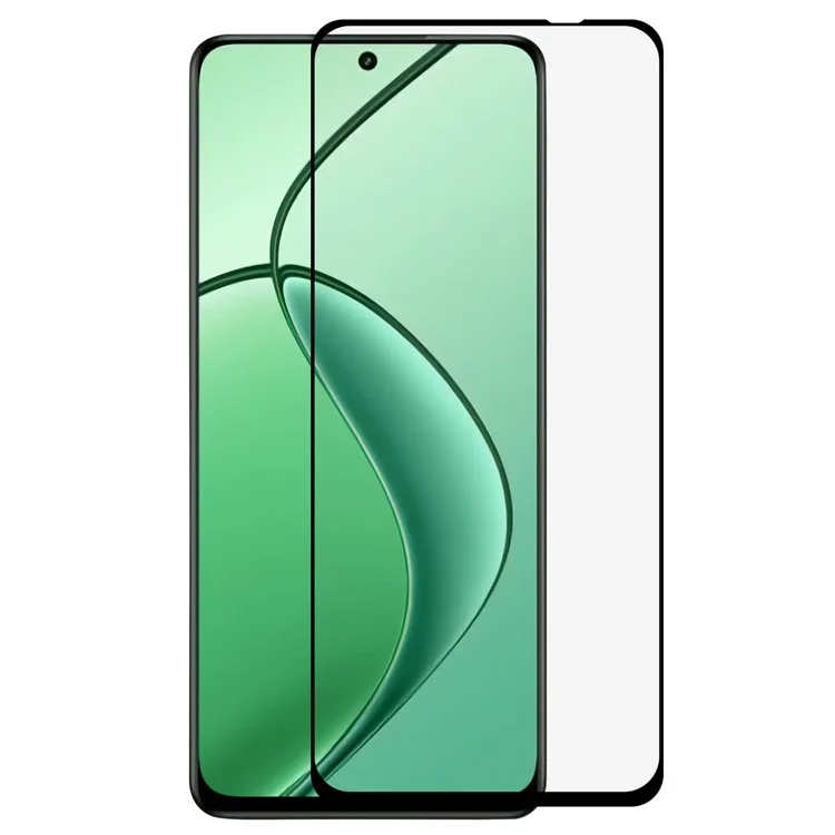 Для Realme C65 5G Clear Screen Protector Anti-Explosion Tempered Glass Screen Film, 9D Side Glue