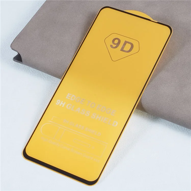 Для Realme C65 5G Clear Screen Protector Anti-Explosion Tempered Glass Screen Film, 9D Side Glue