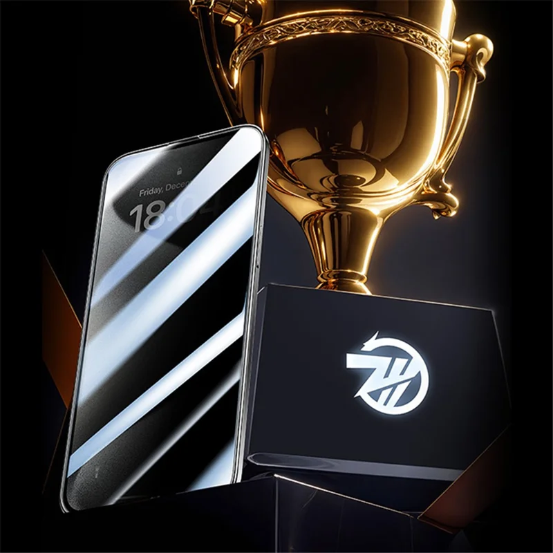 1Pc For iPhone 12 Pro Anti-Peep Tempered Glass Screen Film (Work with Electric Screen Protector Applicator)