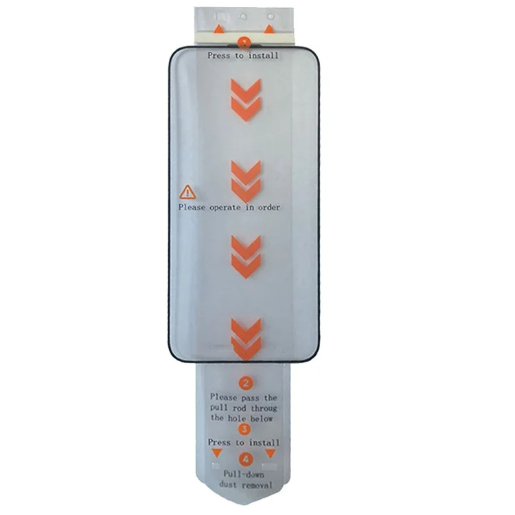 Pour iPhone 12 Pro Max Protecteur d'écran pleine grandeur Verre trempé Film (Fonctionne avec un applicateur électrique de protecteur d'écran)