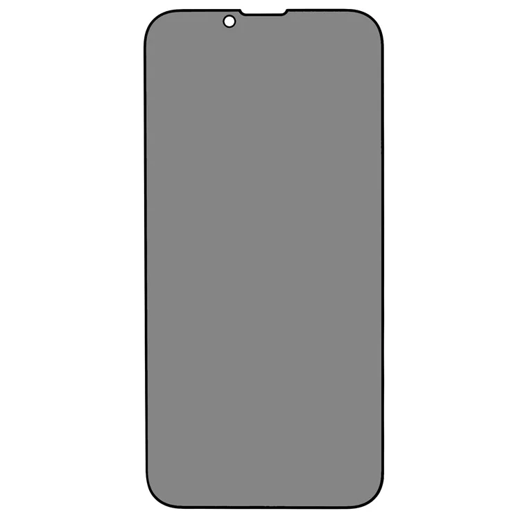 Anti-spy Tempered Glass Full Screen Protector per iPhone 14 6.1 pollici, Bright Silk Printing Edge Full Glue Matte Screen Film