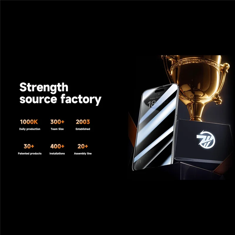 For iPhone 15 Pro Full Screen Protector Transparent Tempered Glass Shield Film (Work with Electric Screen Protector Applicator)