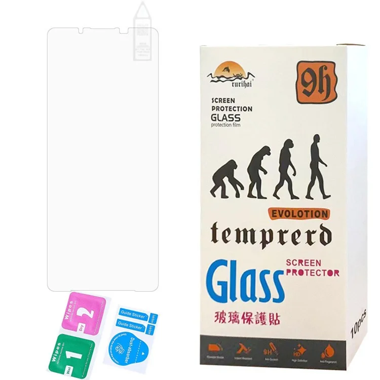 RURIHAI 10Pcs For Sony Xperia 1 VI High Aluminium-Silicon Glass 0.26MM 2.5D Screen Protector