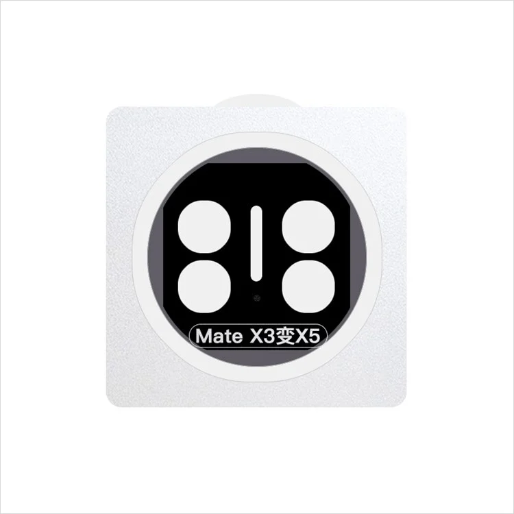 Protezione Obiettivo Fotocamera RURIHAI per Huawei Mate X3 a Mate X5 Lega di Titanio Pellicola Obiettivo - Nero
