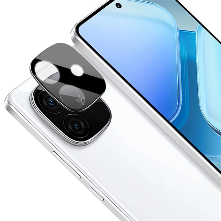 IMAK для vivo iQOO Z9 5G / Z9 Turbo 5G / Y200 GT 5G Защитная пленка для объектива камеры из закаленного стекла (Черная версия)