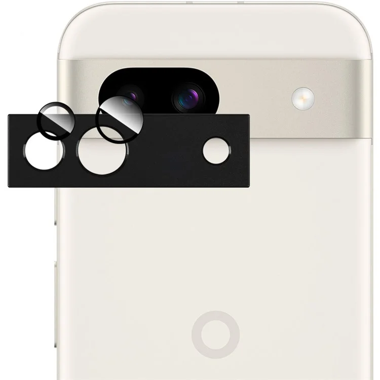 IMAK For Google Pixel 8a Camera Lens Protector Metal+Tempered Glass Phone Rear Lens Film