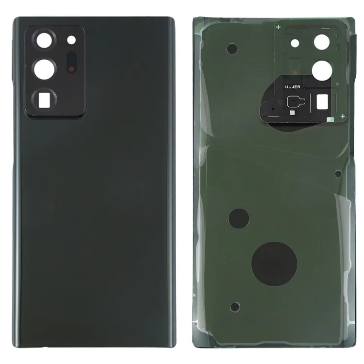 Para Samsung Galaxy Note20 Ultra N985 / Note20 Ultra 5G N986 Caixa da Bateria com Adesivo Autocolante+Capa da Lente da Câmera - Preto