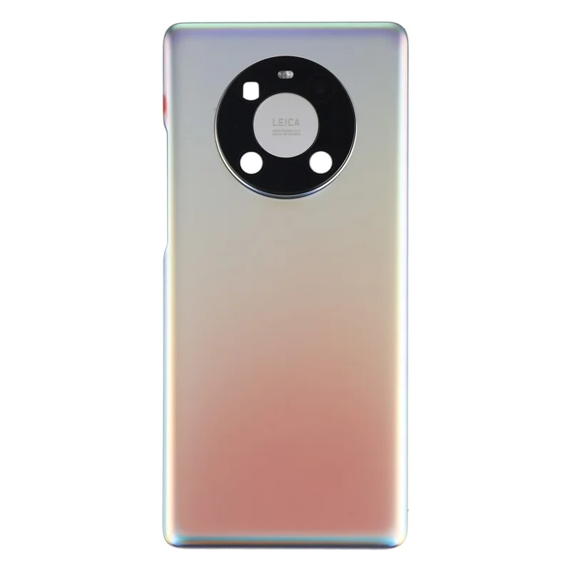 For Huawei Mate 40 Pro 5G Battery Housing with Adhesive Sticker + Camera Lens Cover - Silver