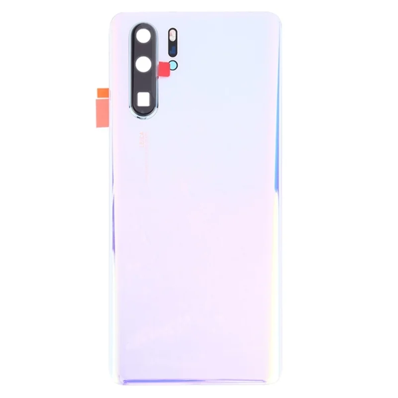 Para Huawei P30 Pro Capa da Bateria com Adesivo Autocolante+Capa da Lente da Câmera - Crystal