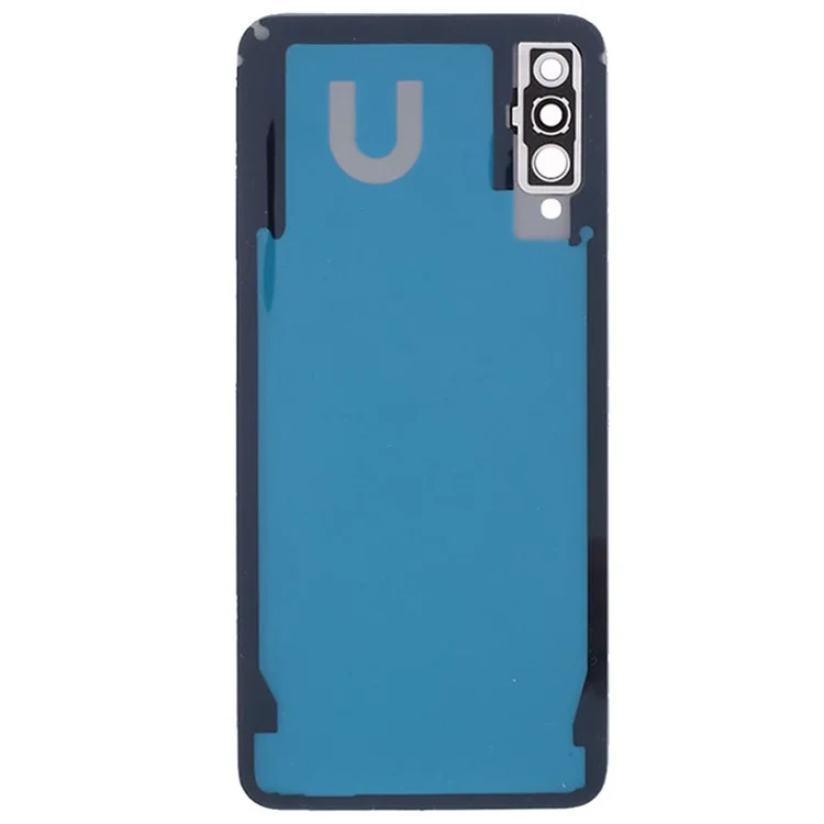 Pour Samsung Galaxy A50 A505 Boîtier de batterie avec couvercle d'objectif de caméra - Blanc