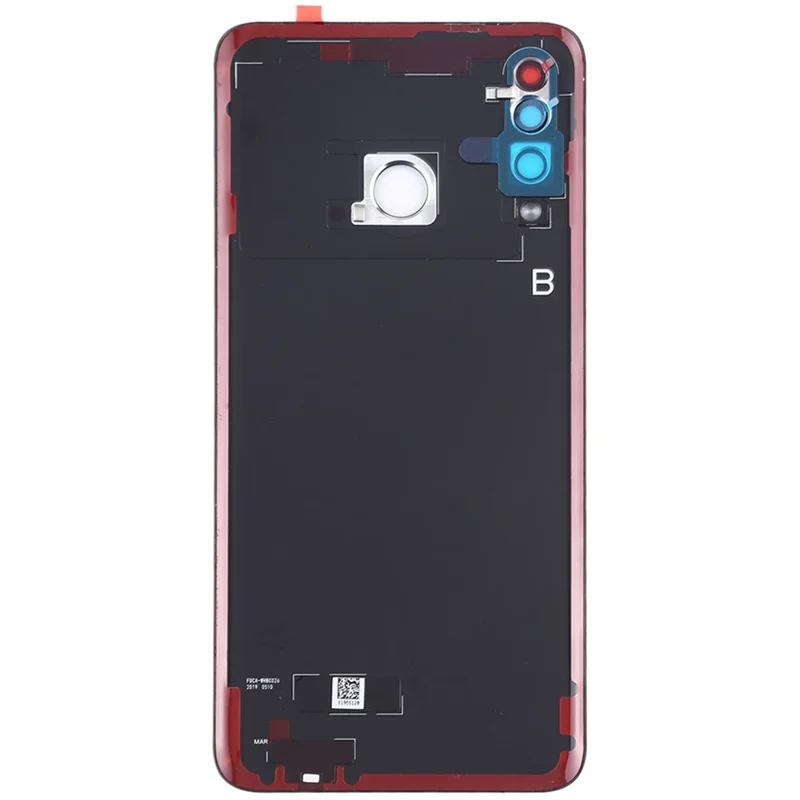 For Huawei P30 Lite (48MP) Battery Housing with Adhesive Sticker+Camera Lens Cover - White