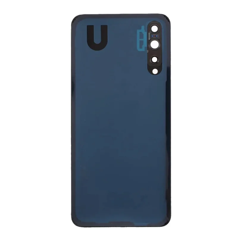 For Huawei P20 Pro Battery Housing with Adhesive Sticker+Camera Lens Cover - Dark Blue