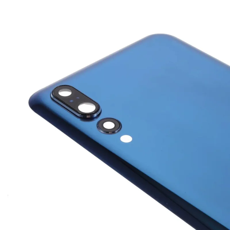 For Huawei P20 Pro Battery Housing with Adhesive Sticker+Camera Lens Cover - Dark Blue