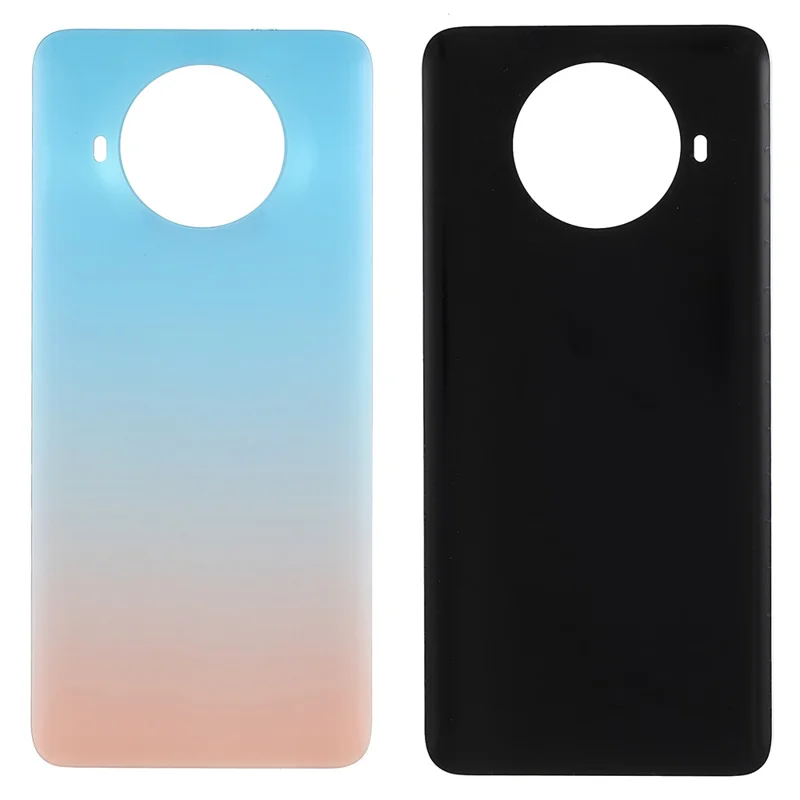 For Xiaomi Mi 10T Lite 5G / Mi 10i 5G / Redmi Note 9 Pro 5G Back Battery Housing Cover Replacement - Gradient Blue / Pink