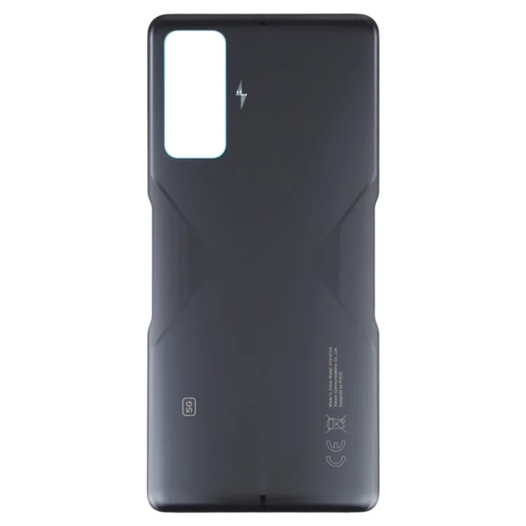 Para Xiaomi Poco F4 GT Back Battery Housing Cover Replacement - Preto