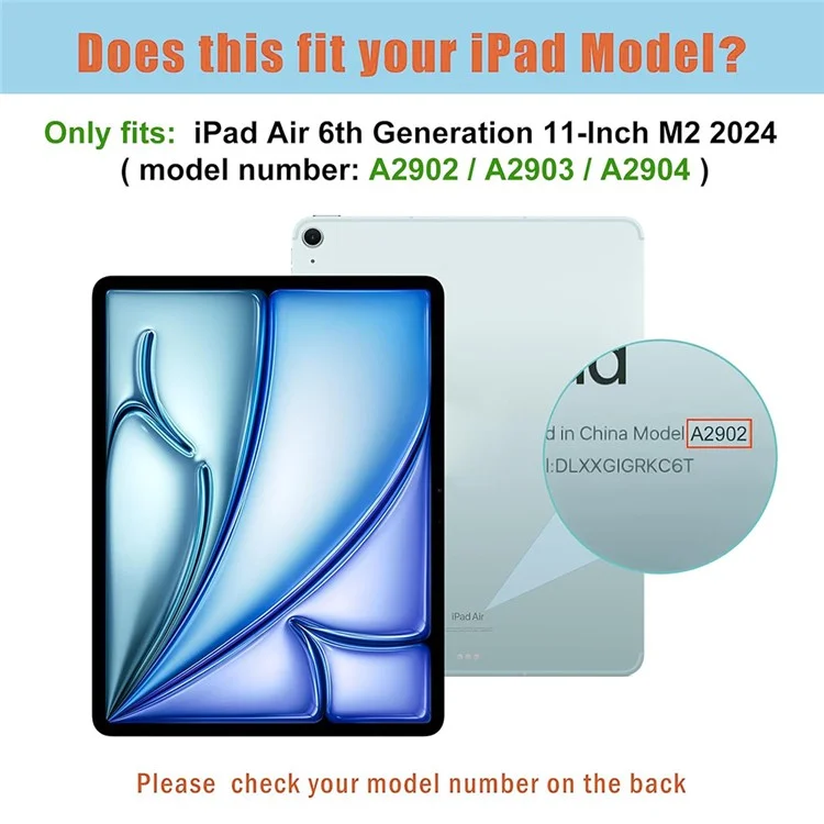 2Pcs For iPad Air 11 (2025) / (2024) Screen Protector 2.5D Arc Edge Tempered Glass Film