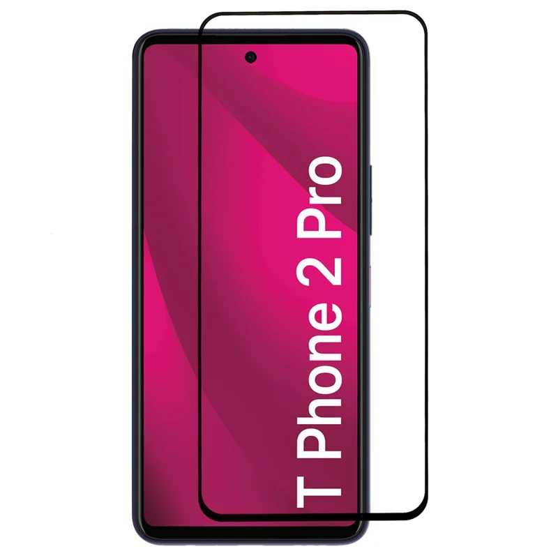 For T-Mobile T Phone 2 Pro Screen Protector 2.5D Black Edge High Aluminium-Silicon Glass Film