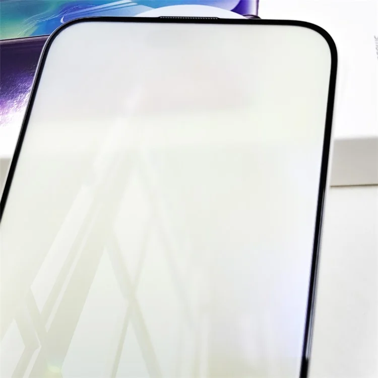 RURIHAI Pour iPhone 15 Pro Protecteur d'écran mat Anti Purple Light High Aluminium-Silicon Glass Film