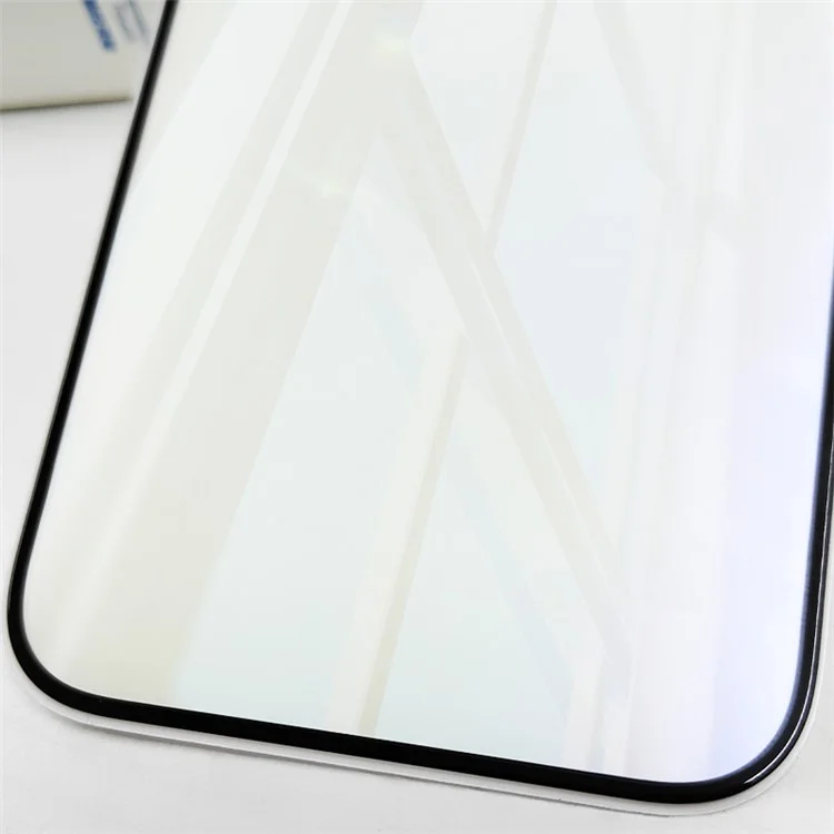 RURIHAI Für iPhone 15 Plus Matte Bildschirmschutzfolie Lila Licht Hoher Aluminium-Silizium-Glasfilm