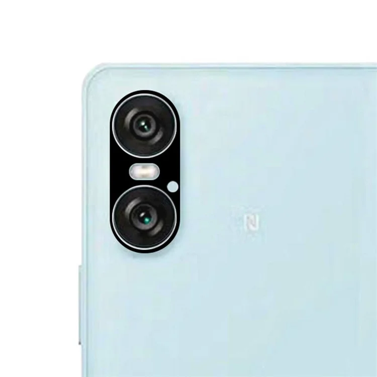 RURIHAI Para Sony Xperia 10 VI Protetor de Lente da Câmera Silk Screen Preto Filme Claro Ultra