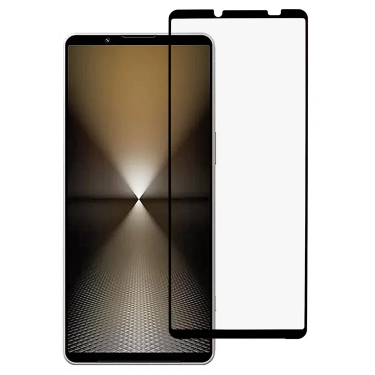 For Sony Xperia 1 VI Tempered Glass Full Screen Protector Silk Printing Film