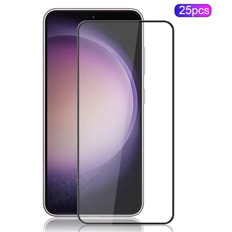 MOCOLO 25 st Screen Protector till Samsung Galaxy S25+ / S24+ Härdat Glas Silkskivtryck HD Klar - Svart