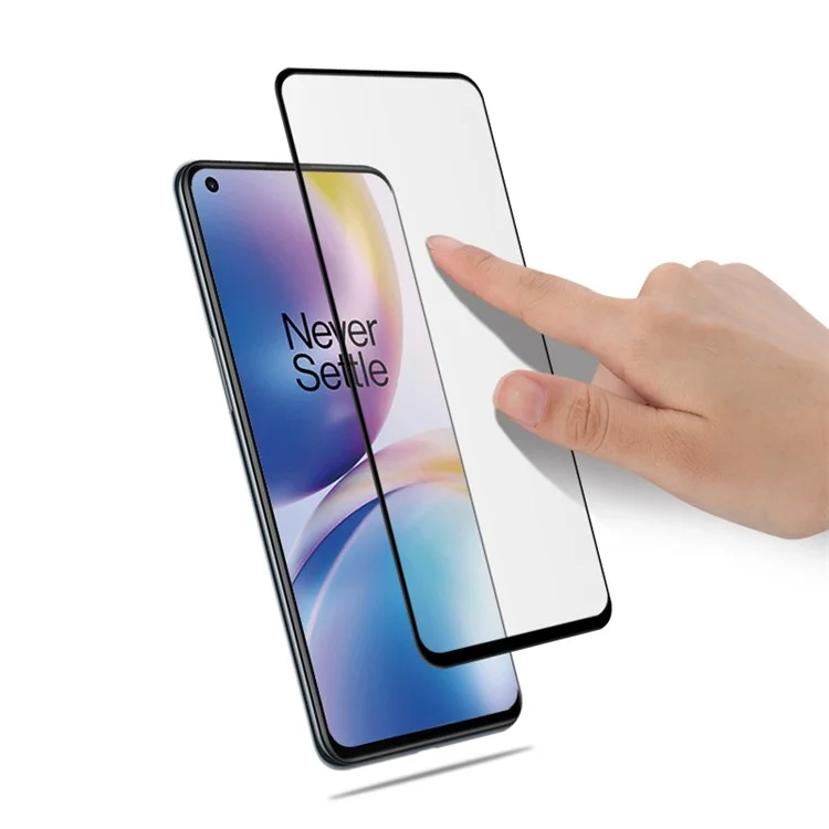 MOCOLO 25Pcs For OnePlus Nord 2 5G Full Screen Protector Tempered Glass Secondary Hardening Film - Black