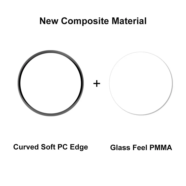 Enkay Hat-prince Para Xiaomi Watch S1 Pro HD Clear Screen Protector Cubierta Completa Anti-scratch 3D Curved PC Edge + PMMA Película