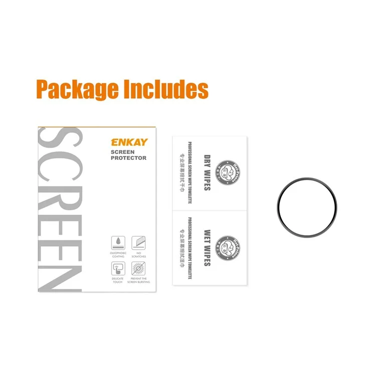 Enkay Hat-prince Para Xiaomi Watch S1 Pro HD Clear Screen Protector Cubierta Completa Anti-scratch 3D Curved PC Edge + PMMA Película