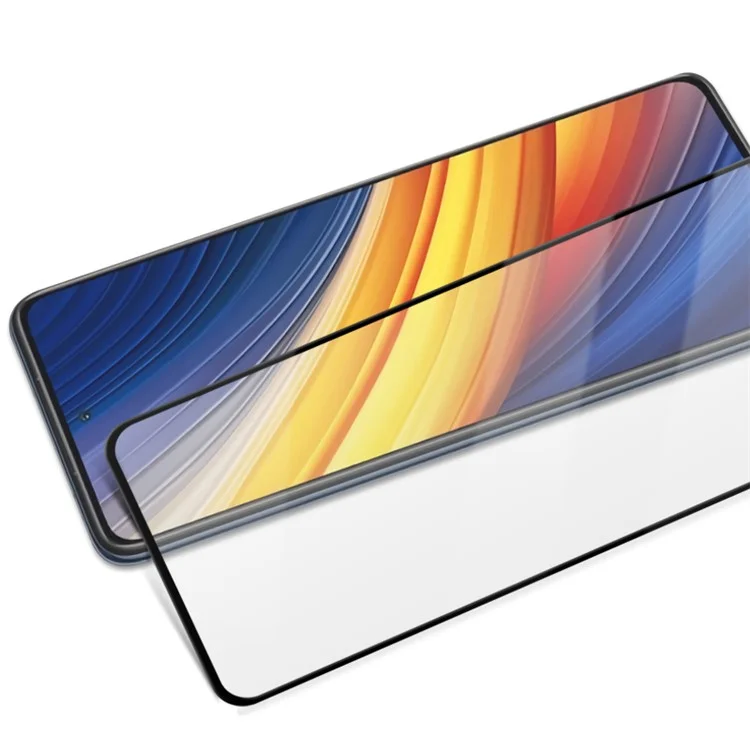 MOCOLO 25Unidades Para Xiaomi Poco X3 / Poco X3 NFC / Poco X3 Pro Protector de Pantalla Seda Impresión Película de Vidrio Templado - Negro