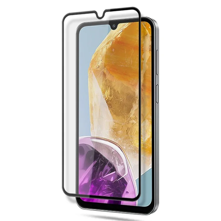 MOCOLO 25Pcs For Samsung Galaxy M15 5G Full Screen Protector Secondary Hardening Tempered Glass Film - Noir