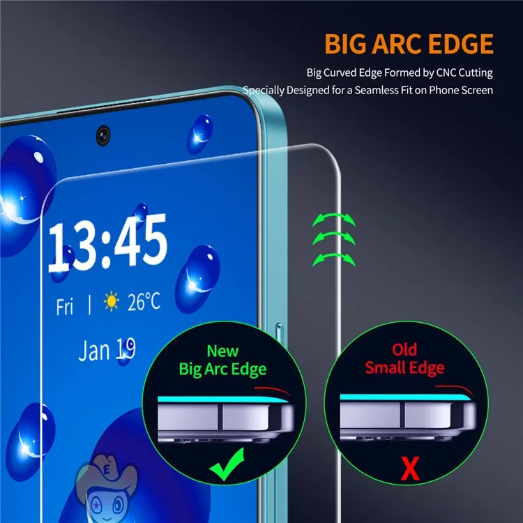 ENKAY HAT PRINCE 2Pcs For Huawei Pura 70 Screen Protector Anti-Explosion 9H Hardness Film