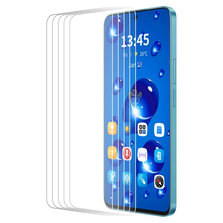 ENKAY HAT PRINCE 5Pcs For Huawei Pura 70 Screen Protector High Aluminum-Silicon Glass Film 9H
