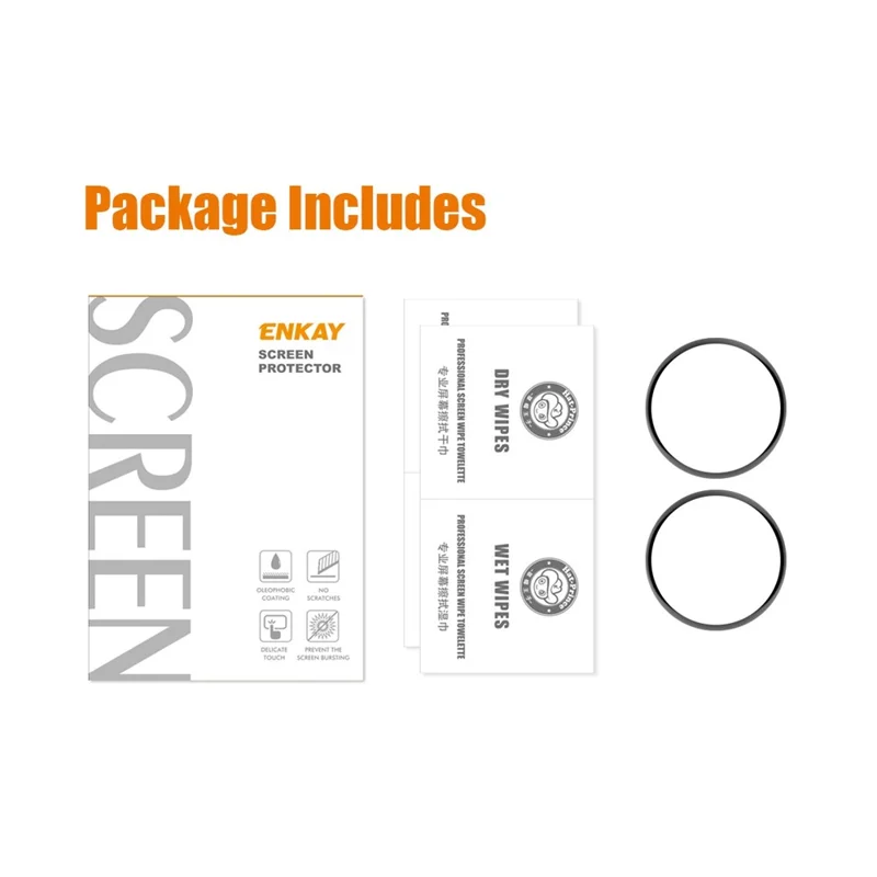 ENKAY HAT PRINCE 2 Peças / Conjunto para Xiaomi Watch S1 Pro Película de Proteção de Ecrã Total Cobertura 3D Curva em PC Macio Borda HD Transparente em Filme PMMA