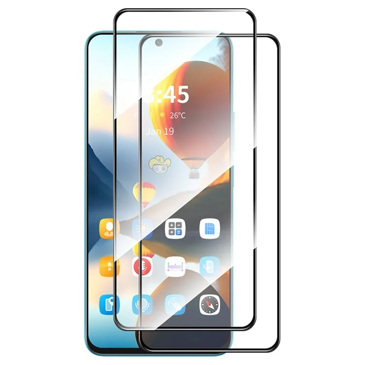 ENKAY HAT PRINCE 2Pcs for Huawei Pura 70 Screen Protector 0.26mm 2.5D High Aluminium-Silicon Glass Film