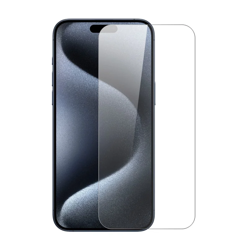NORTHJO 2Pcs A+ For iPhone 15 Pro Screen Protector 0.3mm 2.5D Clear Tempered Glass Film with Installation Tool