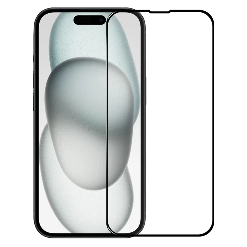 NORTHJO 2Pcs A+ For iPhone 15 Screen Protector 0.3mm High Aluminum-Silicon Glass Film with Alignment Frame