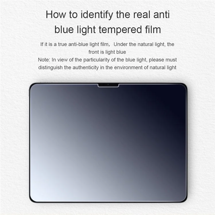 NILLKIN V+ Para iPad Pro 13 (2024) / Air 13 (2024) Protetor de Tela Anti Luz Azul Filme de Tela de Vidro AGC