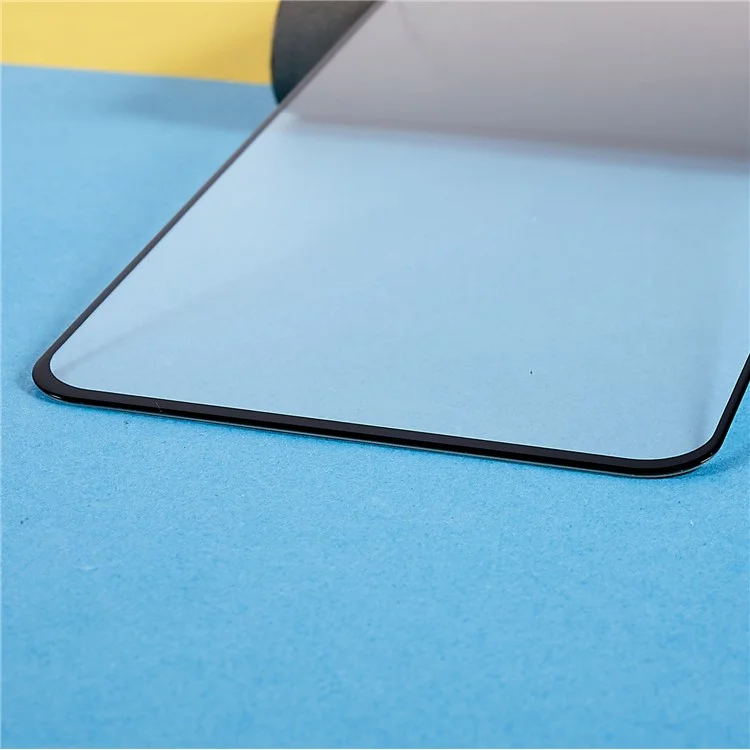 Für OnePlus 10T 5G / Ace Pro 5G Hoher Aluminium-Silizium-Glas-Vollbildschirmschutz 2,5D Arc Edge Full Glue Ultra Clear Silk Printing Black Edge Film