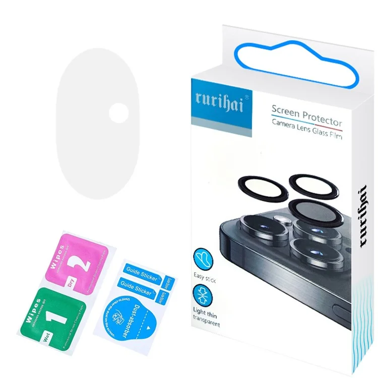 RURIHAI For Honor 200 Pro 5G Protetor de Lente da Câmera Vidro de Alumínio-Silício de Alta Qualidade Filme de Lente 3D