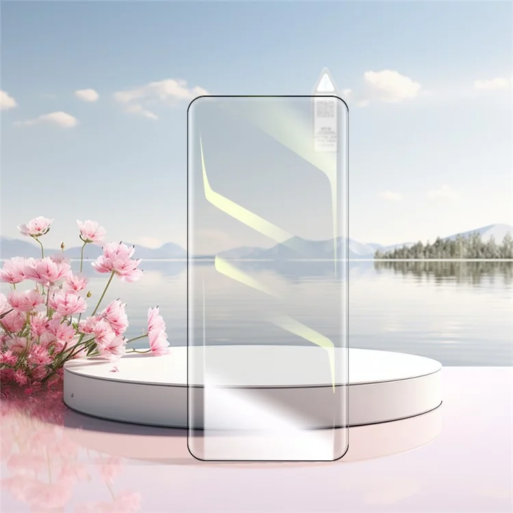 RURIHAI For For Honor 200 Pro 5G Screen Protector 3D Curved Full Coverage HD Clear (Support Fingerprint Unlock)